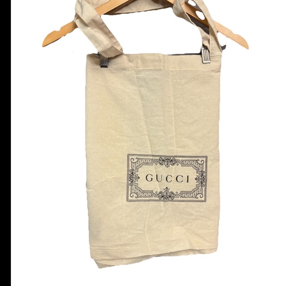 Authentic Gucci Beige linen Tote with Logo - Picture 1 of 11